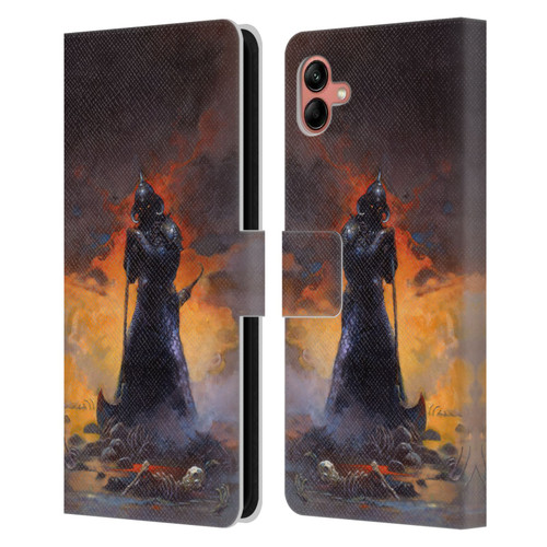 Frank Frazetta Medieval Fantasy Death Dealer 3 Leather Book Wallet Case Cover For Samsung Galaxy A04 (2022)