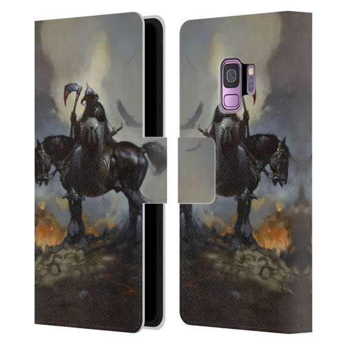 Frank Frazetta Medieval Fantasy Death Dealer Leather Book Wallet Case Cover For Samsung Galaxy S9