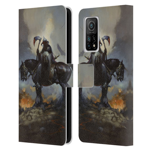 Frank Frazetta Medieval Fantasy Death Dealer Leather Book Wallet Case Cover For Xiaomi Mi 10T 5G