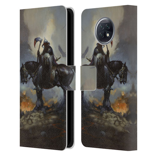Frank Frazetta Medieval Fantasy Death Dealer Leather Book Wallet Case Cover For Xiaomi Redmi Note 9T 5G