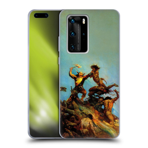 Frank Frazetta Fantasy Indomitable Soft Gel Case for Huawei P40 Pro / P40 Pro Plus 5G