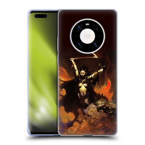 Frank Frazetta Fantasy Woman With A Scythe Soft Gel Case for Huawei Mate 40 Pro 5G