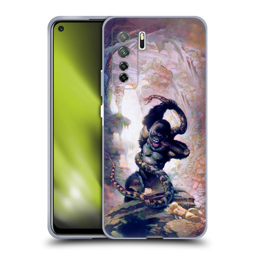 Frank Frazetta Fantasy Gorilla With Snake Soft Gel Case for Huawei Nova 7 SE/P40 Lite 5G