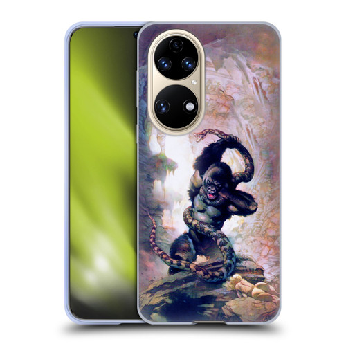 Frank Frazetta Fantasy Gorilla With Snake Soft Gel Case for Huawei P50