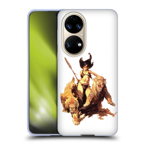 Frank Frazetta Fantasy The Huntress Soft Gel Case for Huawei P50