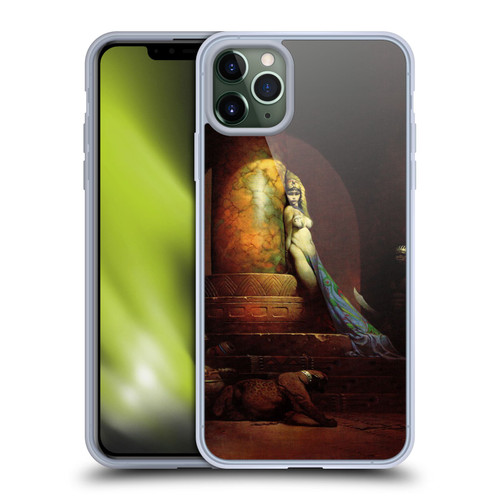 Frank Frazetta Fantasy Egyptian Queen Soft Gel Case for Apple iPhone 11 Pro Max