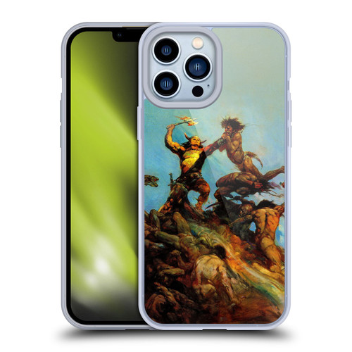 Frank Frazetta Fantasy Indomitable Soft Gel Case for Apple iPhone 13 Pro Max