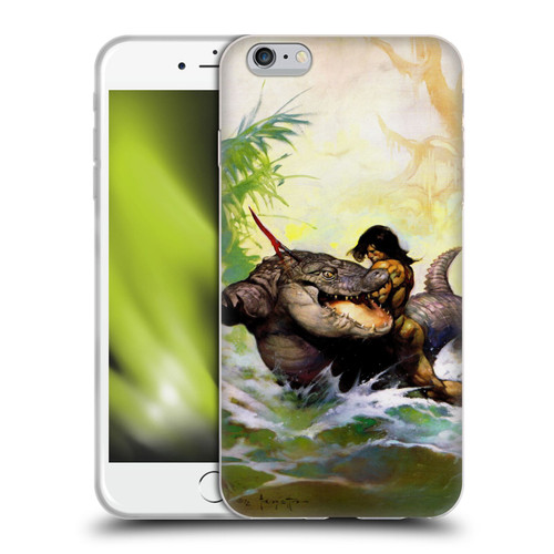 Frank Frazetta Fantasy Monster Out Of Time Soft Gel Case for Apple iPhone 6 Plus / iPhone 6s Plus