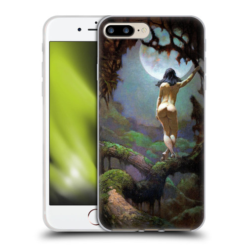 Frank Frazetta Fantasy Moons Rapture Soft Gel Case for Apple iPhone 7 Plus / iPhone 8 Plus