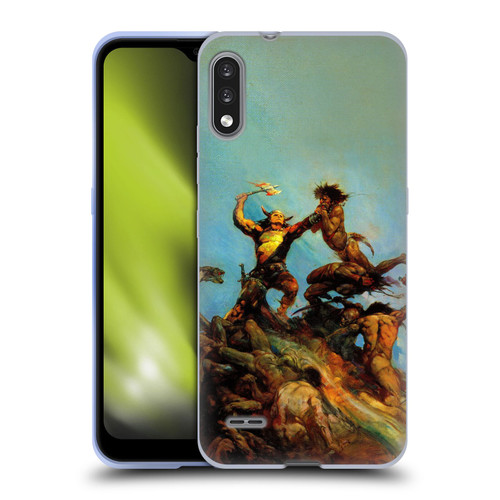 Frank Frazetta Fantasy Indomitable Soft Gel Case for LG K22
