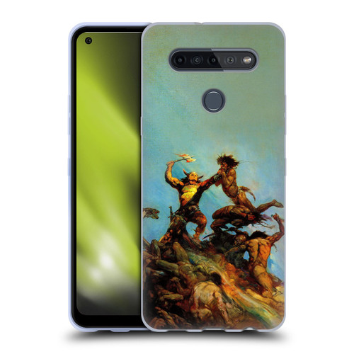 Frank Frazetta Fantasy Indomitable Soft Gel Case for LG K51S