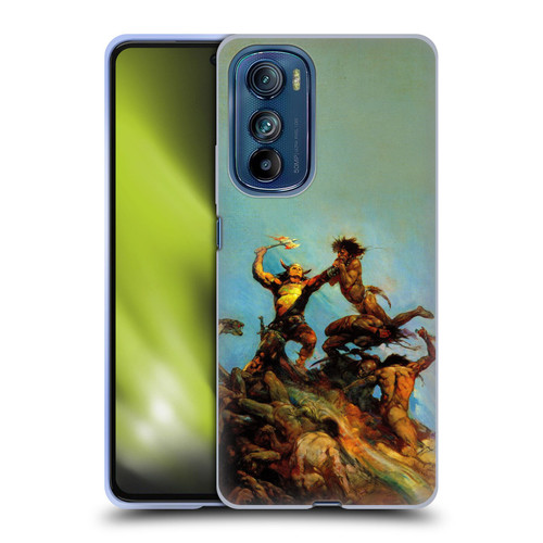 Frank Frazetta Fantasy Indomitable Soft Gel Case for Motorola Edge 30