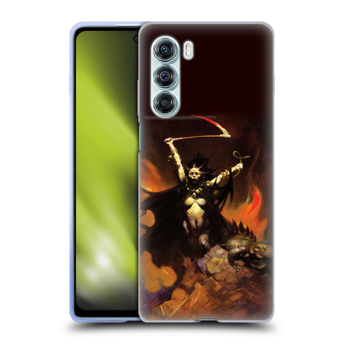 Frank Frazetta Fantasy Woman With A Scythe Soft Gel Case for Motorola Edge S30 / Moto G200 5G