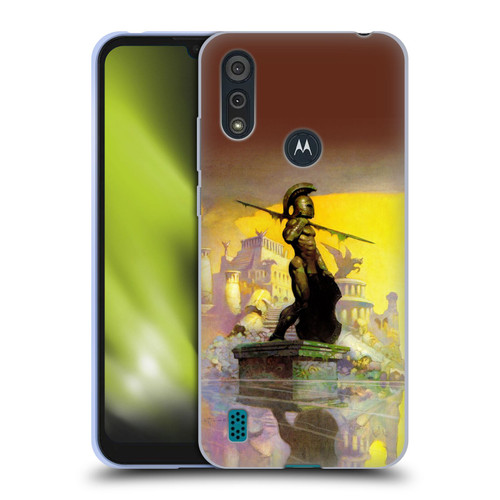 Frank Frazetta Fantasy Atlantis Soft Gel Case for Motorola Moto E6s (2020)