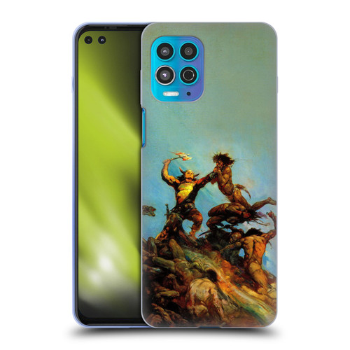 Frank Frazetta Fantasy Indomitable Soft Gel Case for Motorola Moto G100