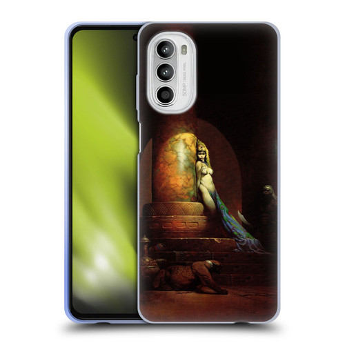 Frank Frazetta Fantasy Egyptian Queen Soft Gel Case for Motorola Moto G52