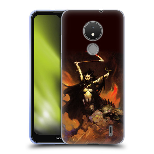 Frank Frazetta Fantasy Woman With A Scythe Soft Gel Case for Nokia C21