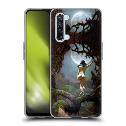 Frank Frazetta Fantasy Moons Rapture Soft Gel Case for OPPO Find X2 Lite 5G