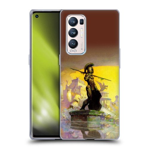 Frank Frazetta Fantasy Atlantis Soft Gel Case for OPPO Find X3 Neo / Reno5 Pro+ 5G