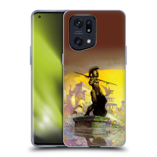 Frank Frazetta Fantasy Atlantis Soft Gel Case for OPPO Find X5 Pro