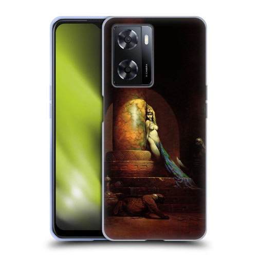 Frank Frazetta Fantasy Egyptian Queen Soft Gel Case for OPPO A57s