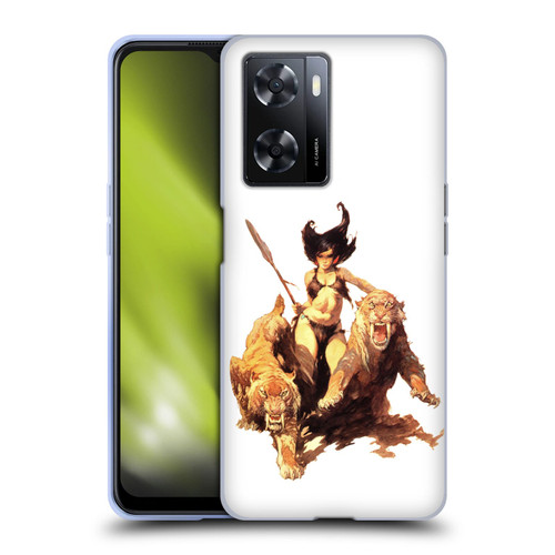 Frank Frazetta Fantasy The Huntress Soft Gel Case for OPPO A57s