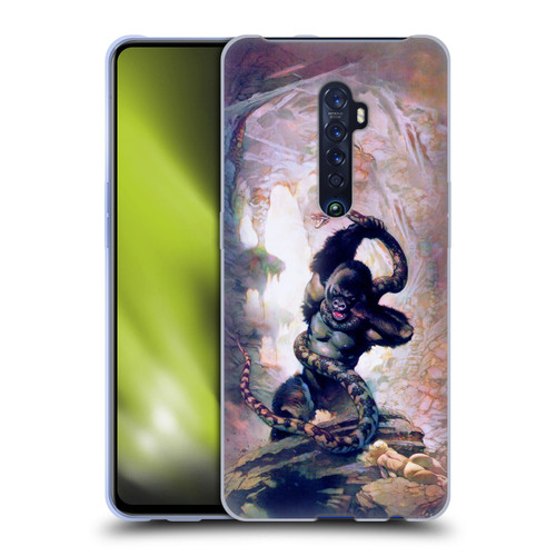 Frank Frazetta Fantasy Gorilla With Snake Soft Gel Case for OPPO Reno 2