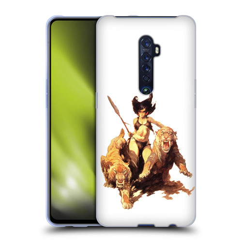 Frank Frazetta Fantasy The Huntress Soft Gel Case for OPPO Reno 2