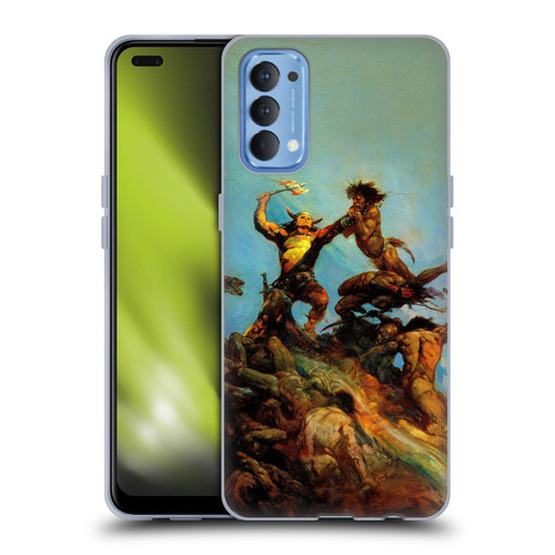 Frank Frazetta Fantasy Indomitable Soft Gel Case for OPPO Reno 4 5G