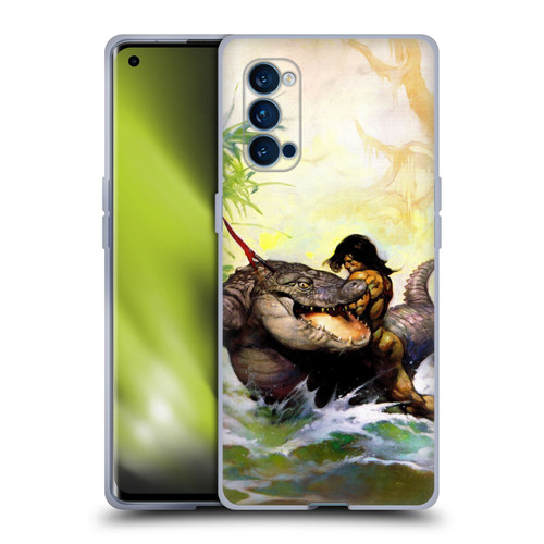 Frank Frazetta Fantasy Monster Out Of Time Soft Gel Case for OPPO Reno 4 Pro 5G