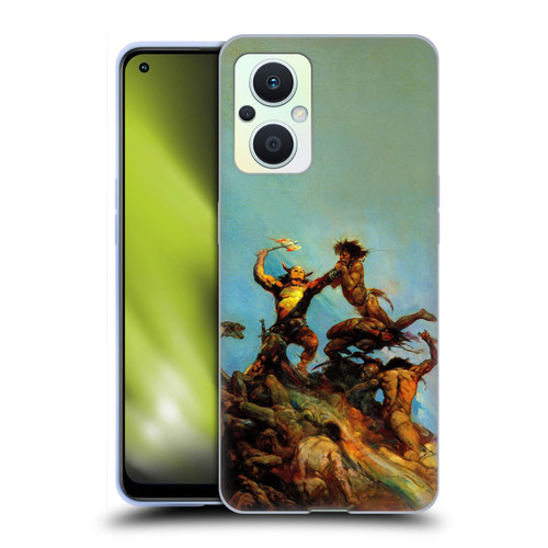 Frank Frazetta Fantasy Indomitable Soft Gel Case for OPPO Reno8 Lite