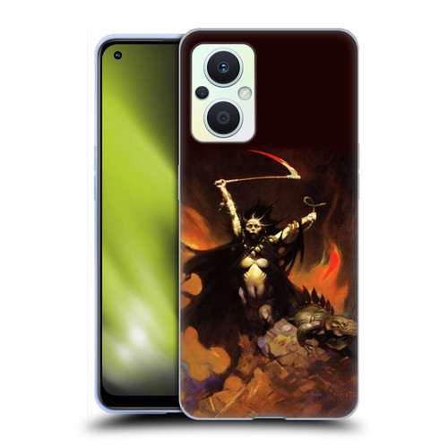 Frank Frazetta Fantasy Woman With A Scythe Soft Gel Case for OPPO Reno8 Lite