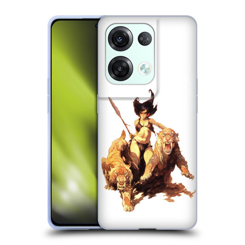 Frank Frazetta Fantasy The Huntress Soft Gel Case for OPPO Reno8 Pro