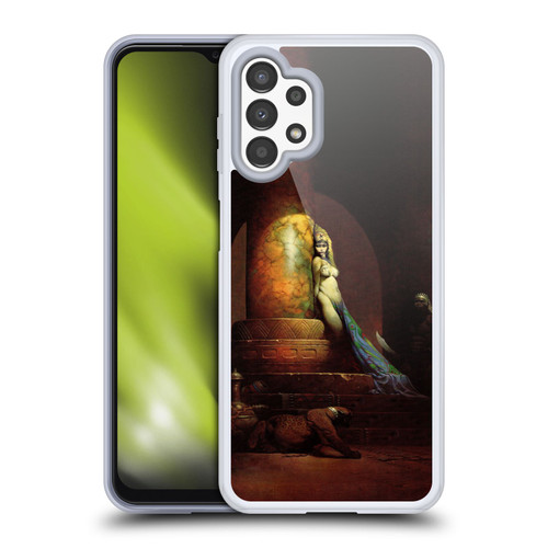 Frank Frazetta Fantasy Egyptian Queen Soft Gel Case for Samsung Galaxy A13 (2022)