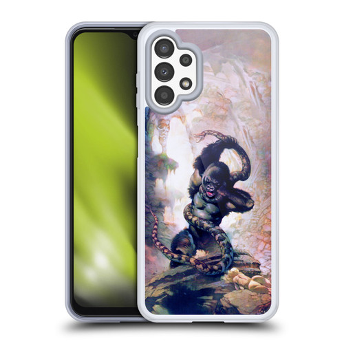 Frank Frazetta Fantasy Gorilla With Snake Soft Gel Case for Samsung Galaxy A13 (2022)