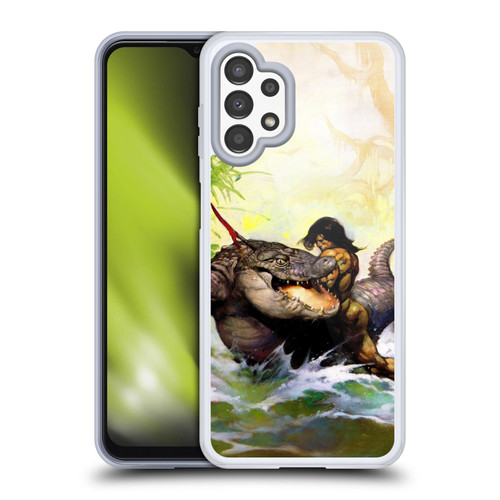 Frank Frazetta Fantasy Monster Out Of Time Soft Gel Case for Samsung Galaxy A13 (2022)