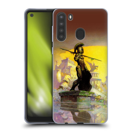 Frank Frazetta Fantasy Atlantis Soft Gel Case for Samsung Galaxy A21 (2020)