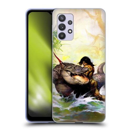 Frank Frazetta Fantasy Monster Out Of Time Soft Gel Case for Samsung Galaxy A32 5G / M32 5G (2021)