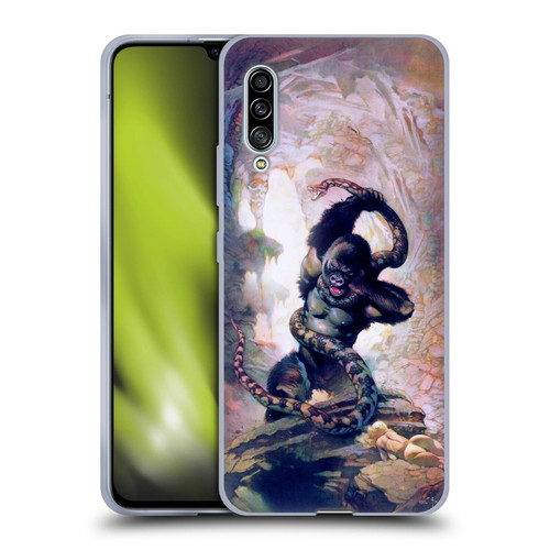Frank Frazetta Fantasy Gorilla With Snake Soft Gel Case for Samsung Galaxy A90 5G (2019)