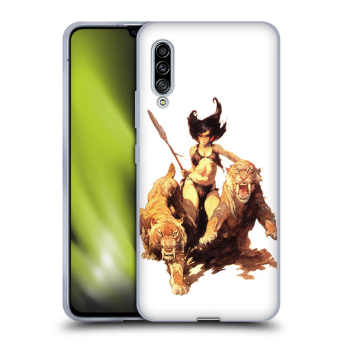 Frank Frazetta Fantasy The Huntress Soft Gel Case for Samsung Galaxy A90 5G (2019)