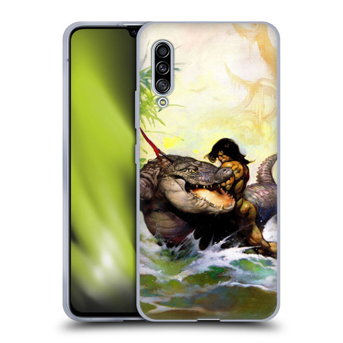 Frank Frazetta Fantasy Monster Out Of Time Soft Gel Case for Samsung Galaxy A90 5G (2019)