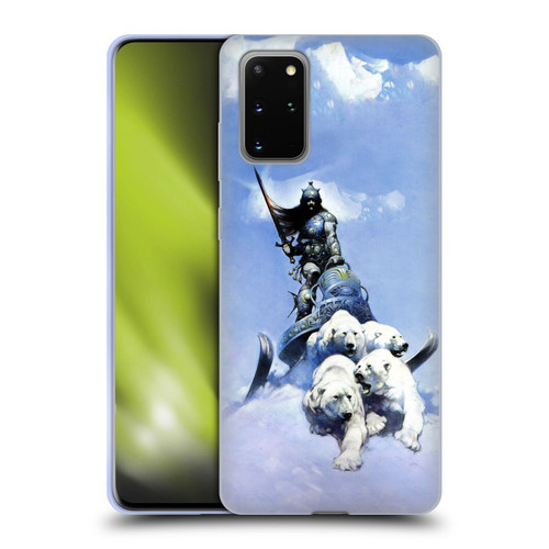 Frank Frazetta Fantasy Silver Warrior Soft Gel Case for Samsung Galaxy S20+ / S20+ 5G