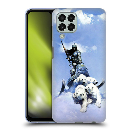 Frank Frazetta Fantasy Silver Warrior Soft Gel Case for Samsung Galaxy M33 (2022)