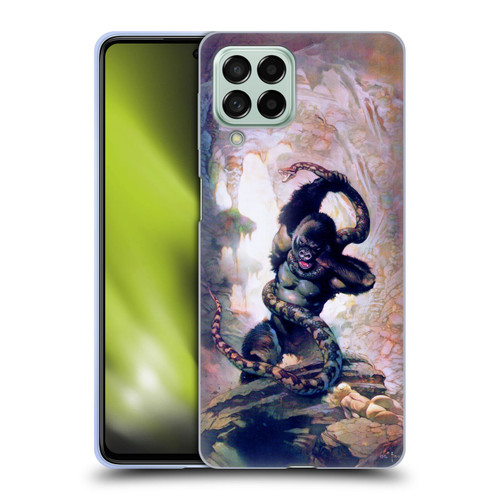 Frank Frazetta Fantasy Gorilla With Snake Soft Gel Case for Samsung Galaxy M53 (2022)