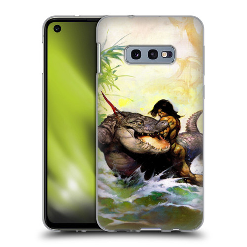 Frank Frazetta Fantasy Monster Out Of Time Soft Gel Case for Samsung Galaxy S10e