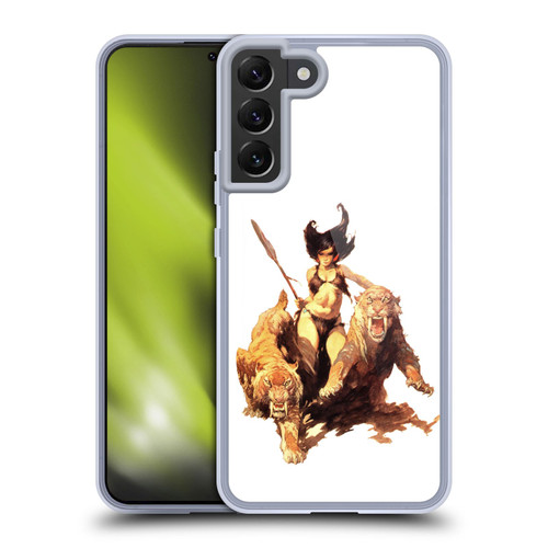 Frank Frazetta Fantasy The Huntress Soft Gel Case for Samsung Galaxy S22+ 5G