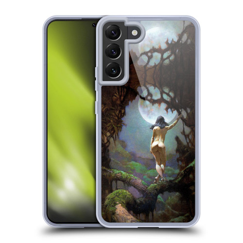 Frank Frazetta Fantasy Moons Rapture Soft Gel Case for Samsung Galaxy S22+ 5G