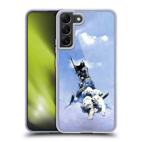 Frank Frazetta Fantasy Silver Warrior Soft Gel Case for Samsung Galaxy S22+ 5G