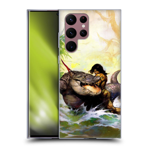 Frank Frazetta Fantasy Monster Out Of Time Soft Gel Case for Samsung Galaxy S22 Ultra 5G