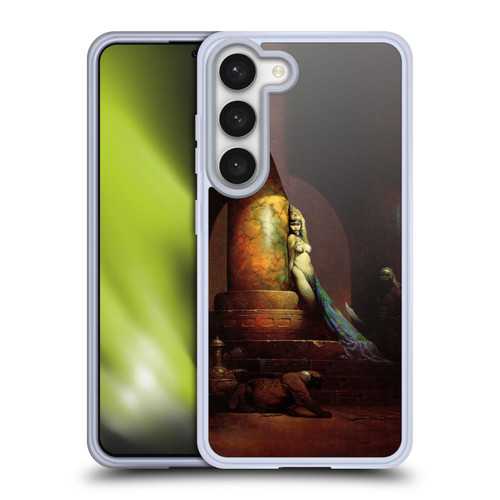Frank Frazetta Fantasy Egyptian Queen Soft Gel Case for Samsung Galaxy S23 5G